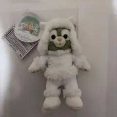 ジェラトーニ ホワイト・ウィンタータイム・ワンダーズグッズ ぬいぐるみバッジ