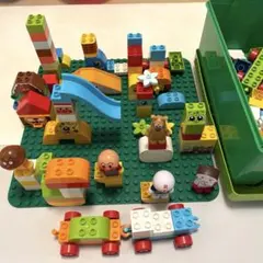 レゴブロックセット　アンパンマンLEGOブロック　基礎盤つき　箱つき