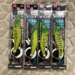 新品未使用　【3.5号/3.0号】ダイソー タコエギ 4個セット　ラトル内蔵のサムネイル