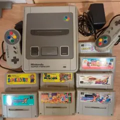 スーパーファミコン 1CHIP-01 本体　コントローラー2個　ソフト8本セット
