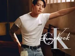 Jung Kook カルバンクライン Tシャツ グク ロゴバッジ ジョングク