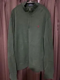 Polo Ralph Lauren ハーフジップ スウェット グリーン M
