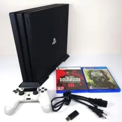 PS4 Pro SSD換装500G SONY純正USBワイヤレスアダプター付き