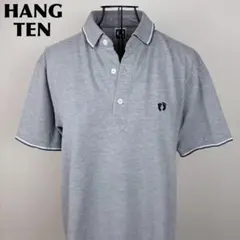 ★美品★ HANG TEN ハンテン メンズ 半袖ポロシャツ ロゴマーク刺繍のサムネイル