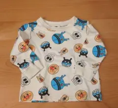 アンパンマン　ばいきんまん　だだんだん　長袖Tシャツ　90