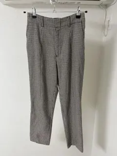 LOWRYS FARMのチェック柄ストレートパンツ