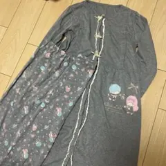 キキララ　グレー　マタニティパジャマ　出産