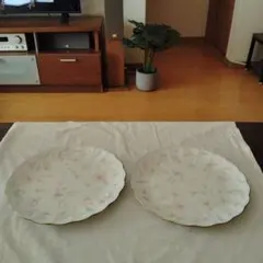 ナルミ花柄大皿