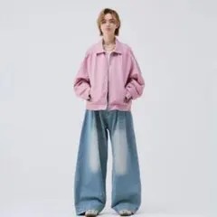 【完売品】soerte ワイドバギーヴィンテージライクデニムパンツ サイズ2のサムネイル