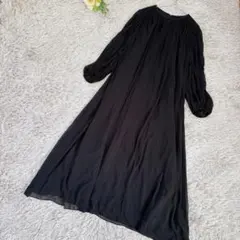 タグ付未使用✨KUMIKYOKU 組曲 ワンピース シフォン ロング ドレス 3
