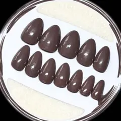 ♯3069ネイルチップ ショート ポイント 全12サイズ 24枚セット