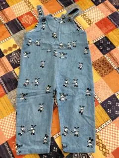 Disney ミッキーマウス オーバーオール 90