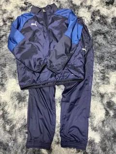 PUMA ピステ上下セット ネイビー・ブルー 140