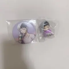 ドクターストーン あさぎりゲン 缶バッチ 肩ズン