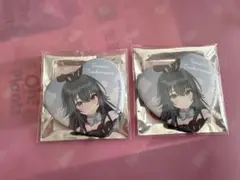 学園アイドルマスター 学マス Rabbit 月村手毬ハート缶バッジ 2個