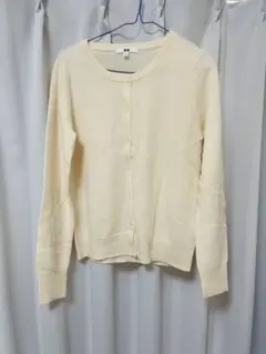 【新品】ユニクロ カシミヤクルーネックカーディガン