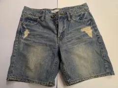 【Sサイズ】earth music & ecology デニムショートパンツ