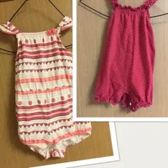 H&M 70 ベビー ロンパース ワンピース ボディーオール