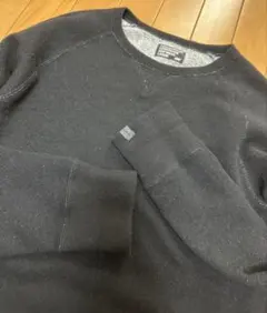 LOOPWHEELER LOWERCASE KNITWEAR(L)ブラック 黒