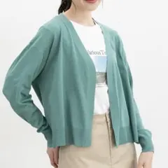 ハニーズ　長袖　カーディガン　レディース　M 花粉対策　春　トップス　薄手