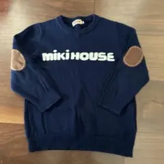 MIKI HOUSE ネイビー ニット セーター