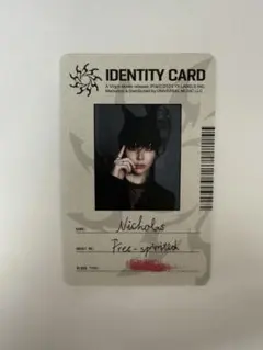 &TEAM Go in Blind 月狼 NICHOLAS トレカ