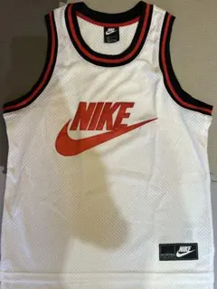 Nike メッシュタンクトップ M ホワイト/レッド