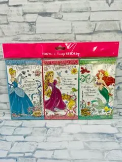 ディズニー　ノート　3冊セット　シンデレラ　ラプンツェル　アリエル【新品未使用】