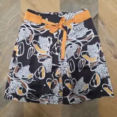 TRUSSARDI 花柄スカート リボン付き 美品 y90のサムネイル