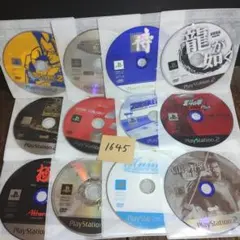 PS2ソフト12本セット【ディスクのみ被りなし】まとめ売り 【1645】