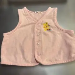 ミキハウス ベビーベスト 80 ピンク