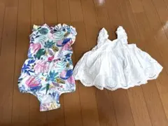 夏！H&M GAPベビー ロンパース 2点セット 70〜80cmのサムネイル