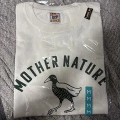 MOTHER NATURE Tシャツ ホワイト　ヤンバルクイナ