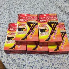 スリムウォーク 美脚タイツ あったか満足 ストレスフリー S〜M　５個