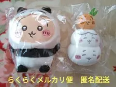 ちいかわ　パンダなぬいぐるみ　うさぎ＆鏡餅になっちゃったぬいぐるみ　セット