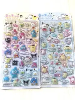 【正規品】うるちゅるポップシール　サンリオキャラクターズ　2枚セット