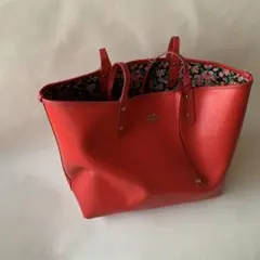 COACH トートバッグ（赤）