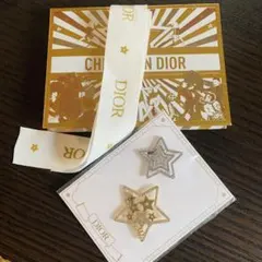 ディオール Dior ヘアクリップ　2025 ホリデー ノベルティ星型 スター