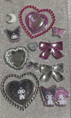 ビジューシール クロミ×マイメロ お裾分け