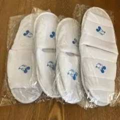 ディズニーホテル　スリッパ 4足セット+おまけ