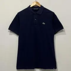 美品 70s80s フレラコ ネイビー ポロシャツ 3 フランス ラコステ 紺
