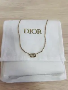 Dior CDロゴ ネックレス ゴールド