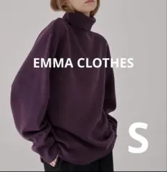 ミラノリブタートルニットセーター EMMA CLOTHES☆S プラムのサムネイル