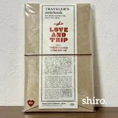 トラベラーズノート レギュラーサイズ LOVE AND TRIP レッド