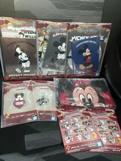 ミッキーマウス クリアファイルセット