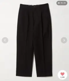 【新品タグ付】Steven Alan　裏起毛 コットン スラックスのサムネイル