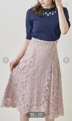 新品　トッコクローゼット　レーススカート