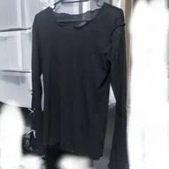 【mily bilet】袖リボンスラブシアージャガードプルオーバー