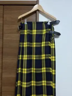 O'NEIL OF DUBLIN キルトロングスカート イエローチェック - メルカリ