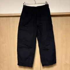 無印良品 リップストップイージーカーゴパンツ 紳士S 黒のサムネイル